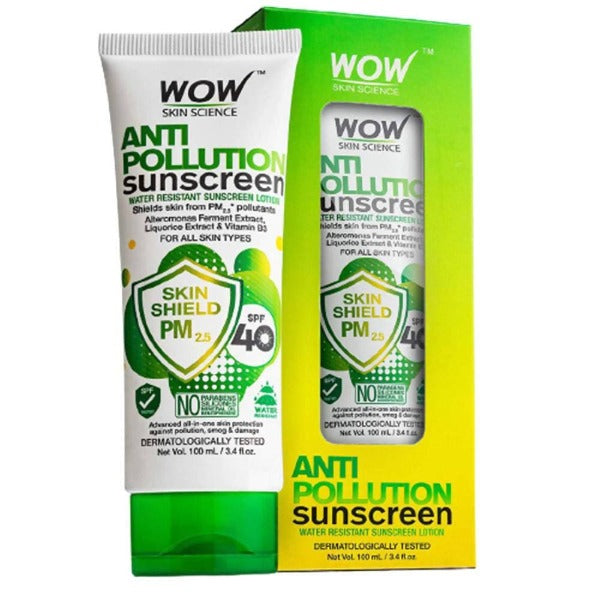 Wow Skin Science Anti Pollution Sunscreen Lotion