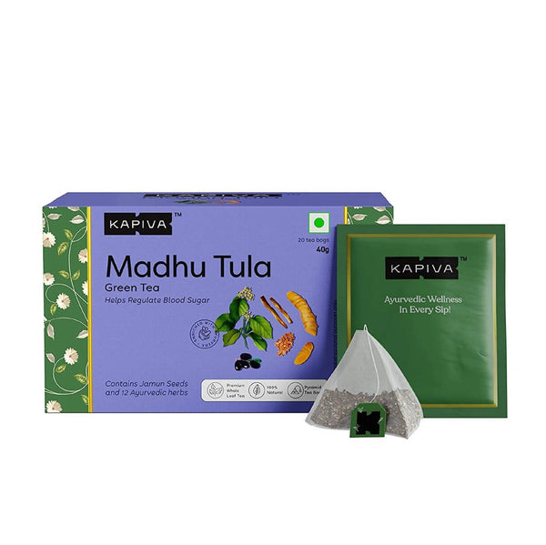 Kapiva Ayurveda Madhu Tula Green Tea Bags