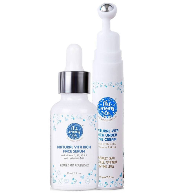 The Moms Co Vita Rich Under Eye And Face Serum Combo