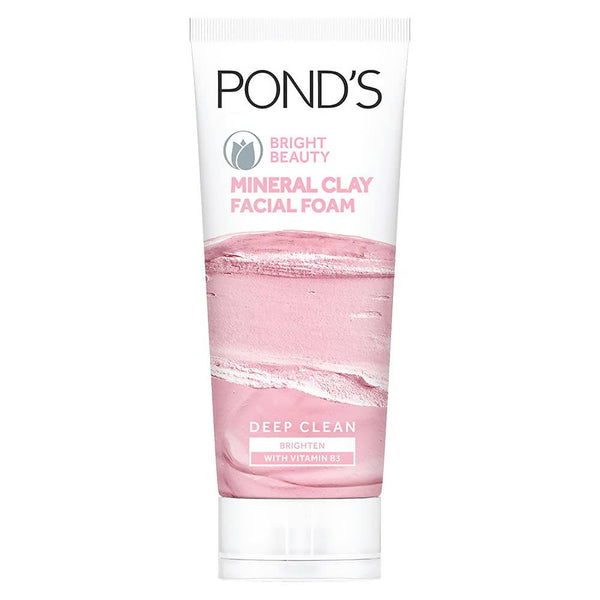 Ponds Bright Beauty Mineral Clay Facial Foam