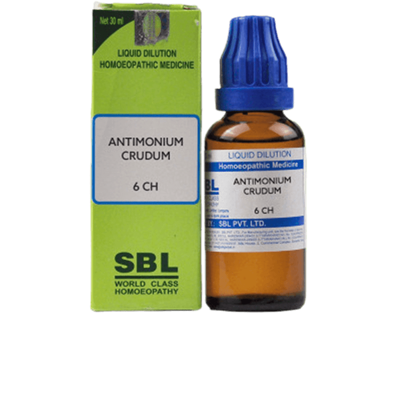 SBL Homeopathy Antimonium Crudum Dilution