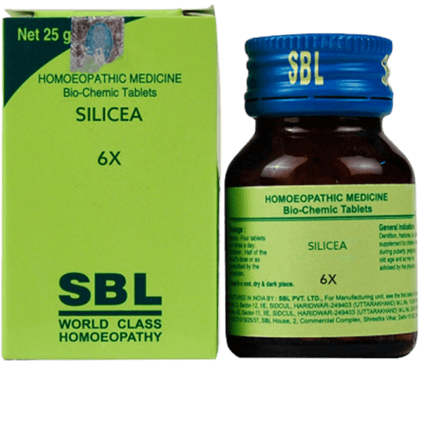 SBL Homeopathy Silicea Biochemic Tablets