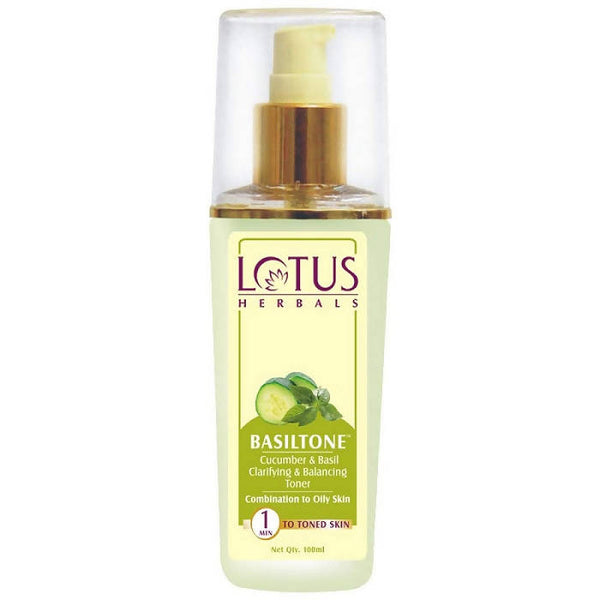 Lotus Herbals Basiltone Cucumber & Basil Clarifying & Balancing Toner