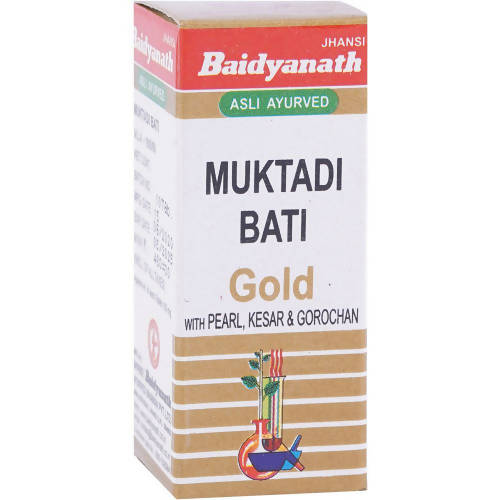 Baidyanath Muktadi Bati (With Gold, Pearl, Kesar & Gorochan)