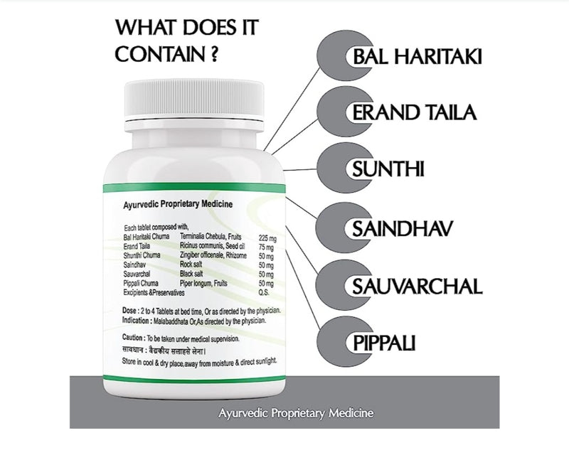 Shreeyash Ayurveda Gandharva Haritaki Vati Tablet Ingredients 
