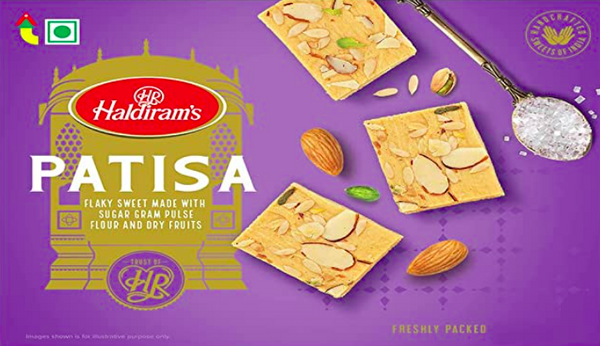 Haldiram's Patisa, 400g, Indian Sweets Diwali Gift Pack