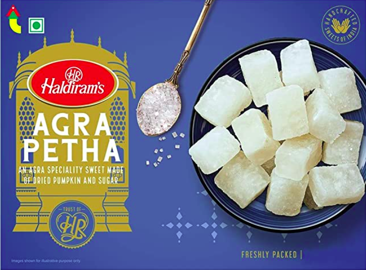 Haldiram's Dry Agra Petha, 400g , Indian Sweets Diwali Gift Pack