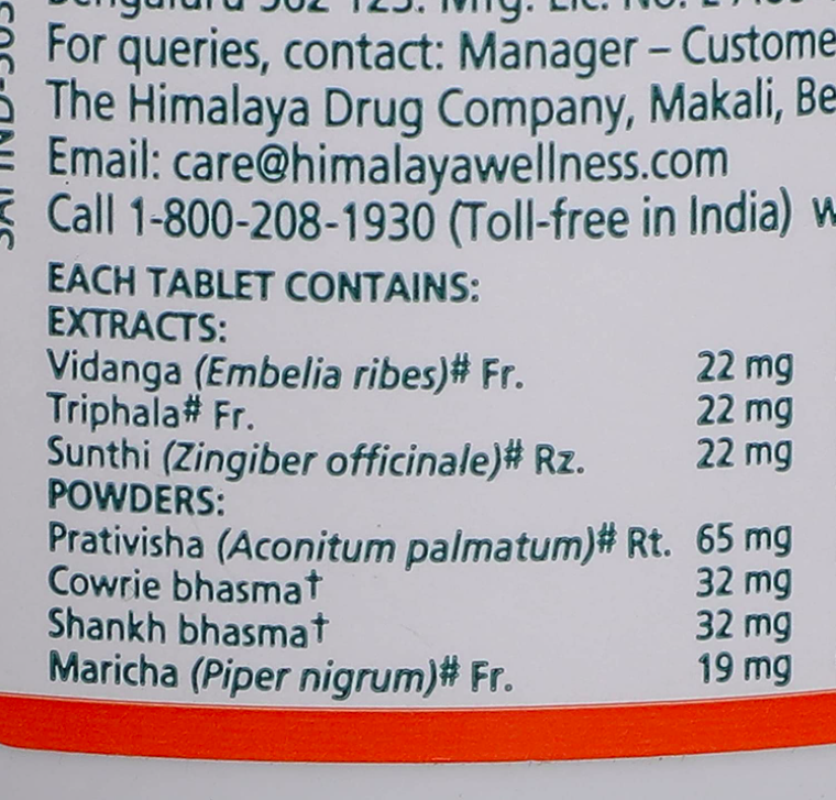 Himalaya Herbals - Gasex Tabs