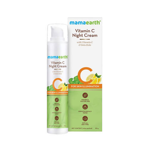 Mamaearth Vitamin C Night Cream For Skin Illumination
