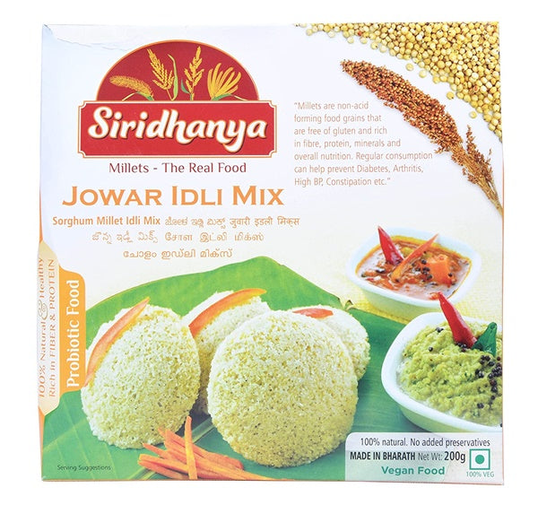 Siridhanya Sorghum/Jowar Idli Mix