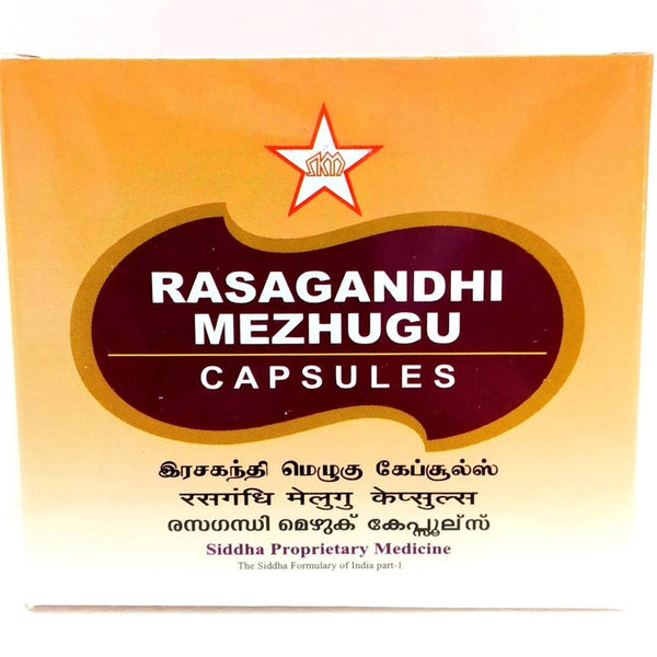 Skm Ayurveda Rasagandhi Mezhugu Capsules