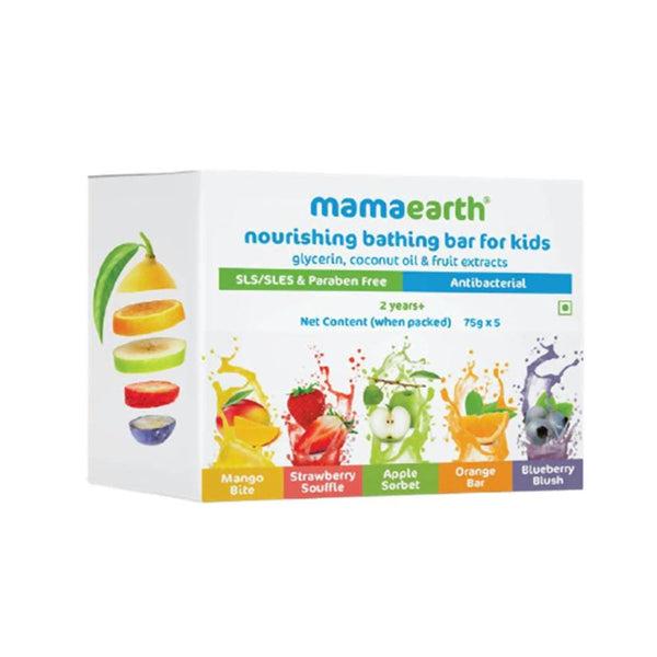 Mamaearth Nourishing Bathing Bar Soap For Kids â€“ ( Pack of 5)