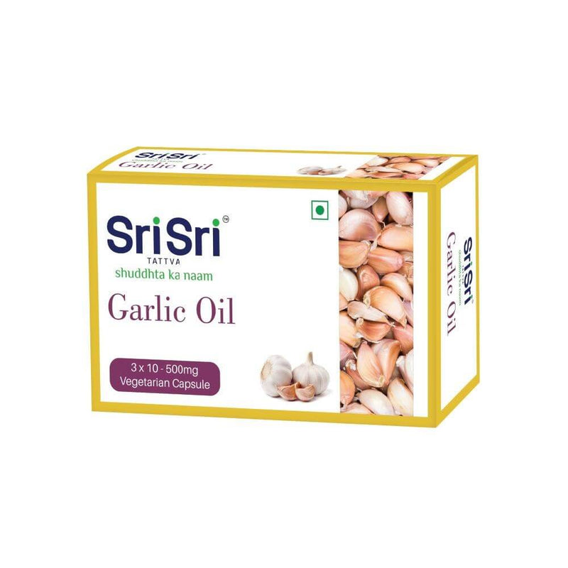 Sri Sri Tattva Garlic Veg Oil Capsules