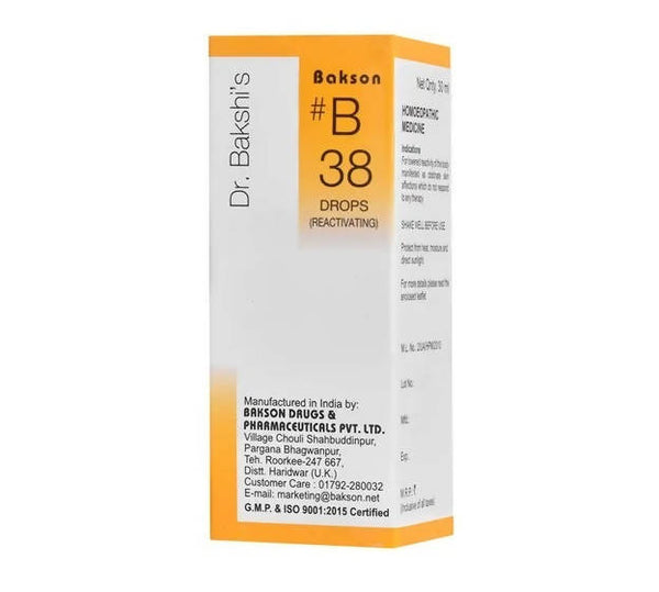 Bakson's Homeopathy B38 Drops