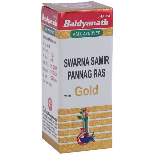 Baidyanath Swarna Samir Ras With Gold