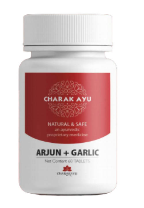 Charakayu Arjun + Garlic Tablets