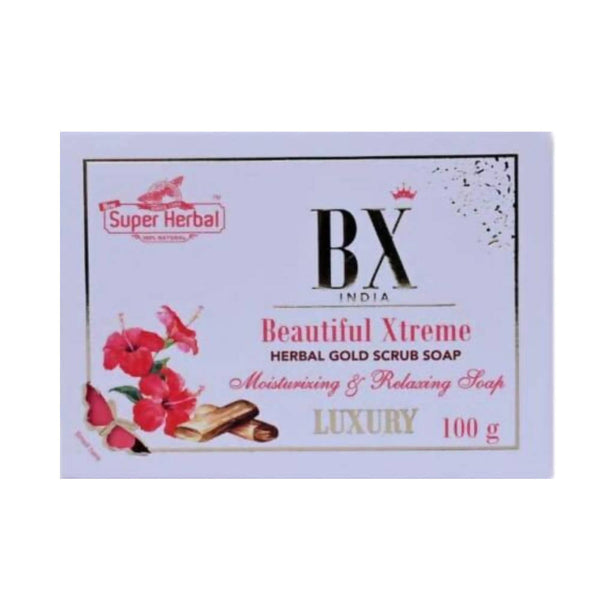 Super Herbal BX Beautiful Xtreme Herbal Gold Scrub Soap