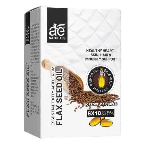 Ae Naturals Flax Seed Oil Soft Gel Capsules