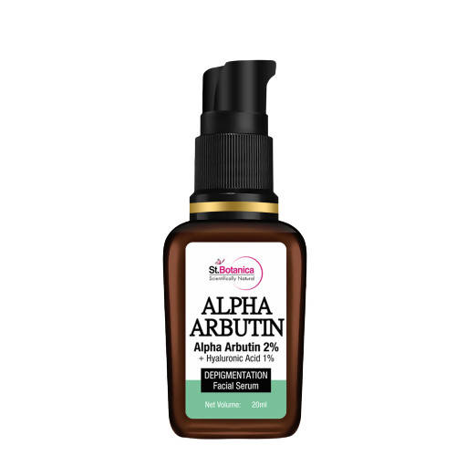 St.Botanica Alpha Arbutin 2% + Hyaluronic Acid 1% Depigmentation Facial Serum