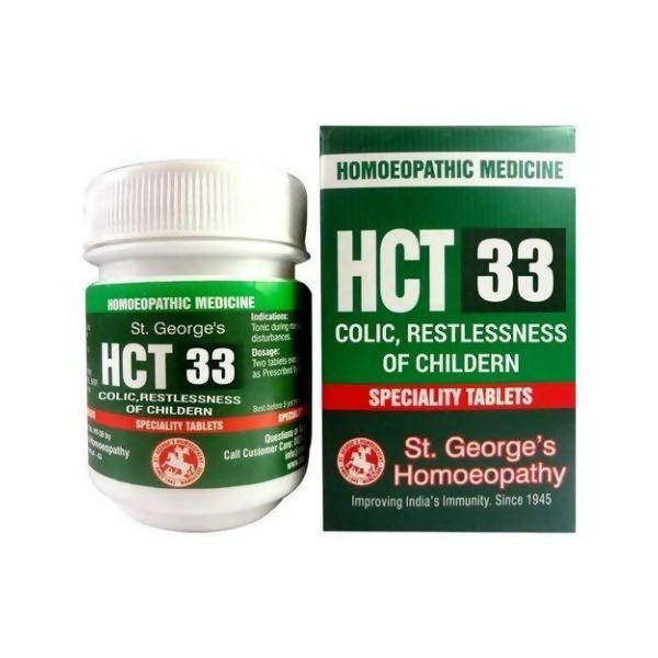 St. George's Homeopathy HCT 33 Tablets