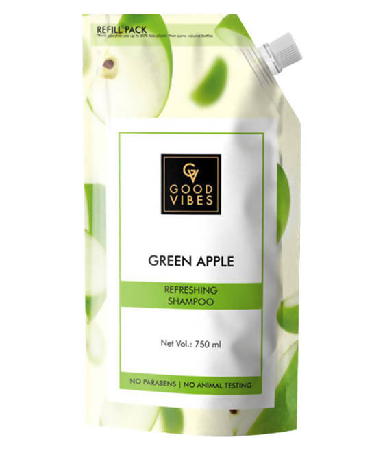 Good Vibes Green Apple Refreshing Shampoo Refill Pack