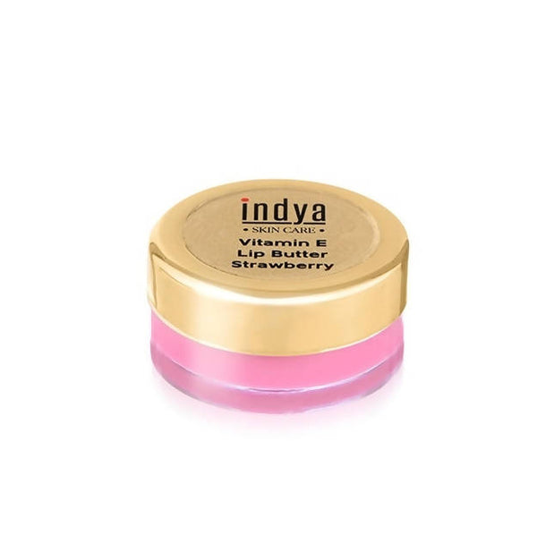 Indya Vitamin E Lip Butter - Strawberry