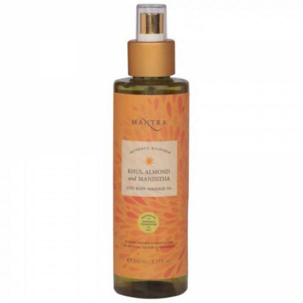Mantra Herbal Khus, Almond And Manjistha Pitta Body Massage Oil