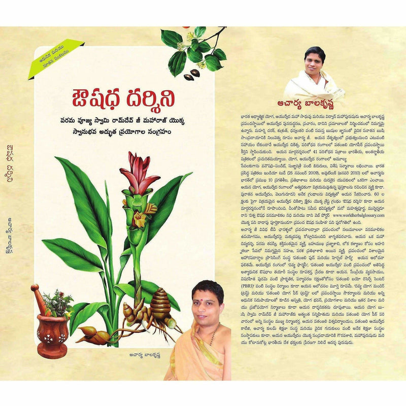 Patanjali Aushadh Darshan - ( Telugu Edition) Baba Ramdev