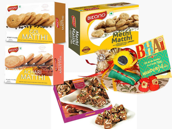 Bikano Mathi Magic with Dhoda Rakhi Gifts