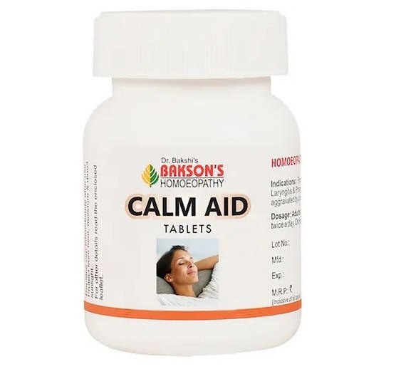Bakson's Homeopathy Calm Aid Tablets