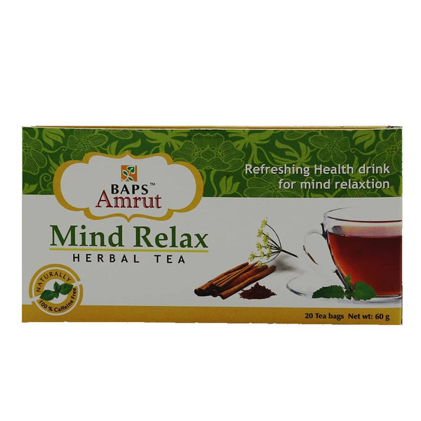 Baps Amrut Mind Relax Herbal Tea Bags