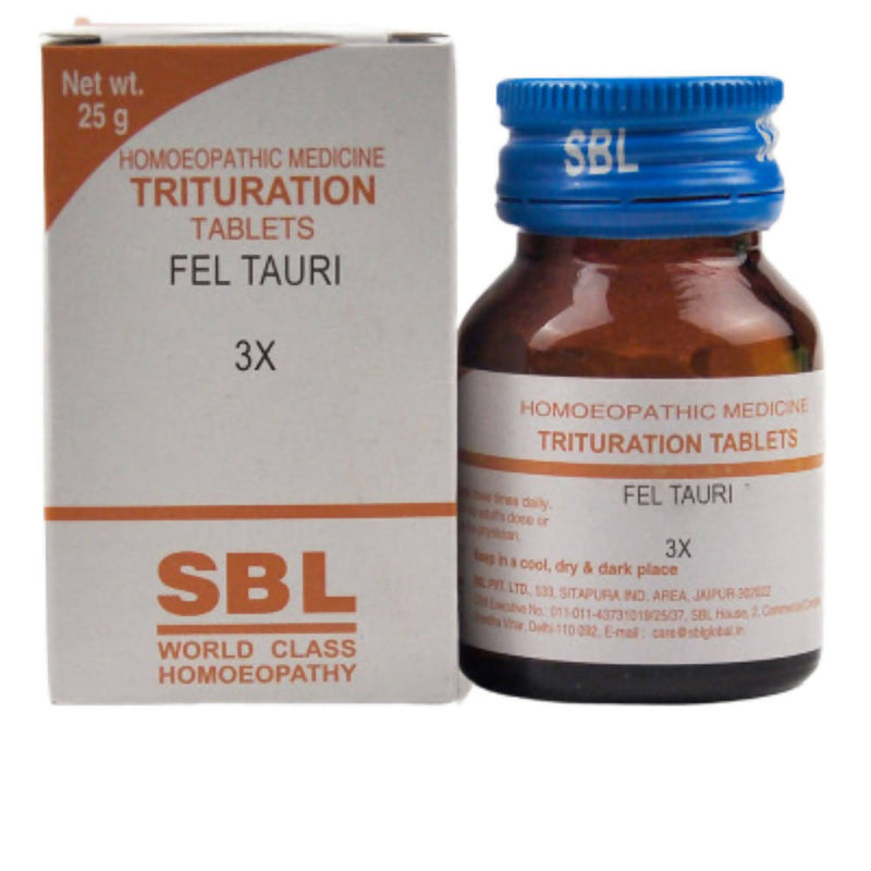 SBL Homeopathy Fel Tauri Trituration Tablets