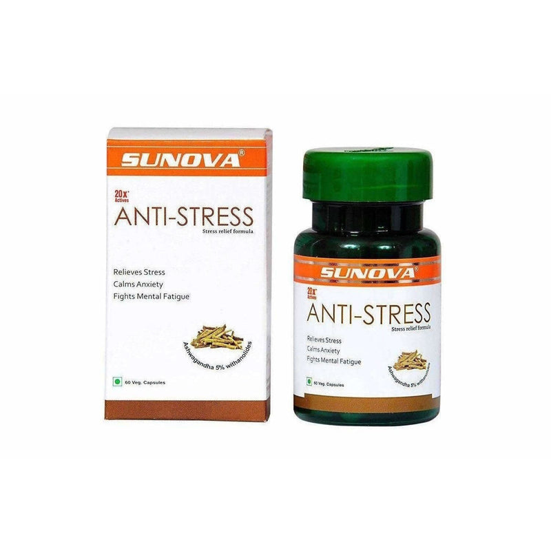 Sunova Anti-Stress (Stress Relief Formula), 60 Capsules