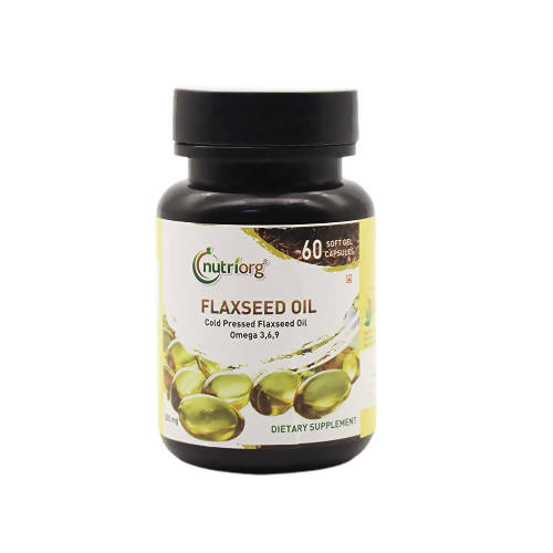 Nutriorg Flaxseed Oil Soft Gel Capsules