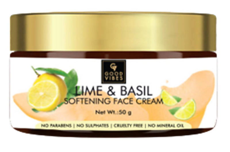 Good Vibes Softening Face Cream - Lime and Basil