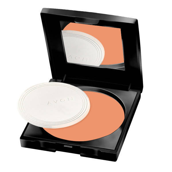 Avon True Color Oil Control Plus Pressed Powder Natural