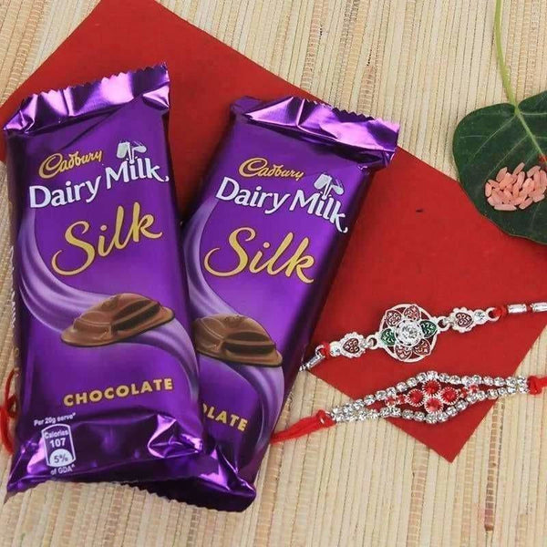 Rakshbandhan Special Rakhi with Dairy Milk silk chocolates