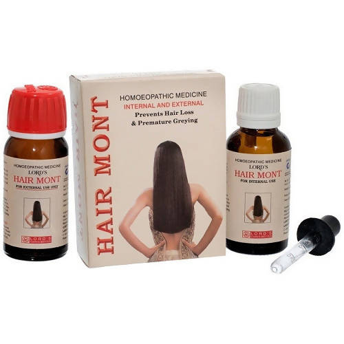 Lord's Homeopathy Hair Mont Drops (Internal+External)