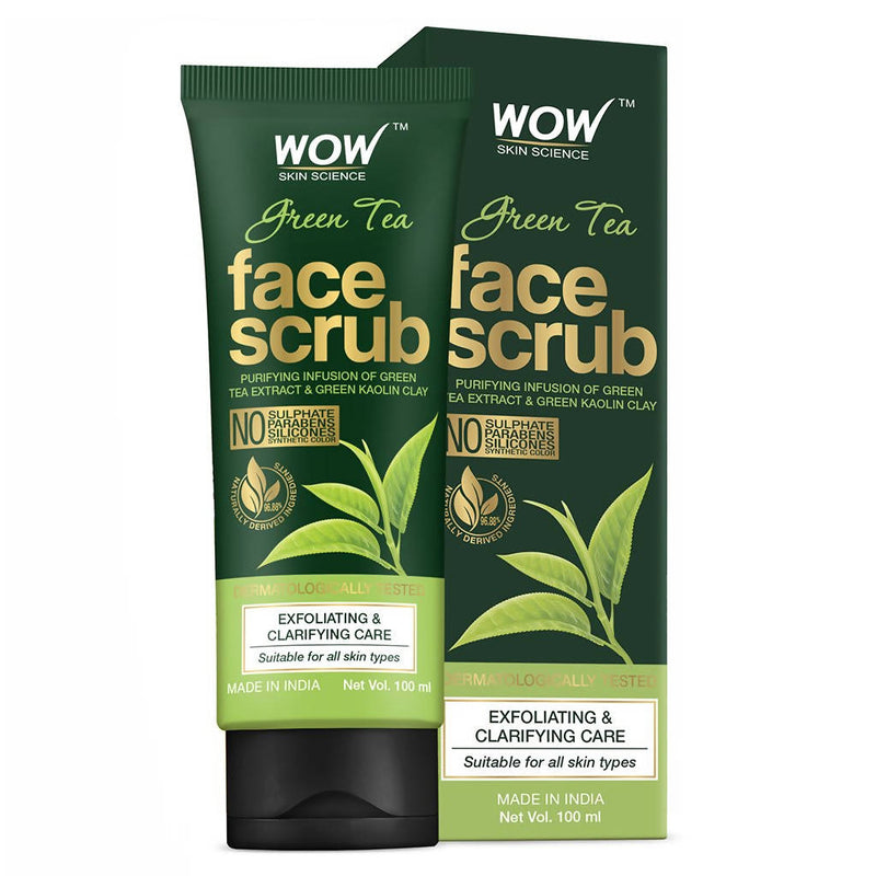 Wow Skin Science Green Tea Face Scrub