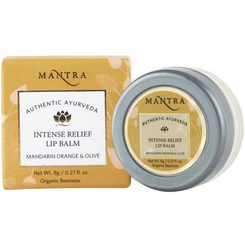 Mantra Herbal Mandarin Orange & Olive Intense Relief Lip Balm