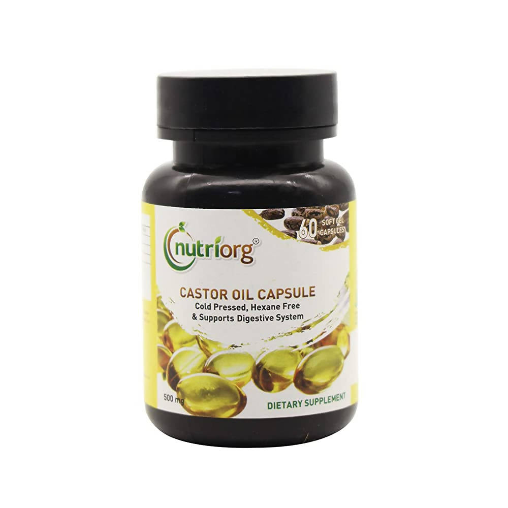 Nutriorg Castor Oil Soft Gel Capsules