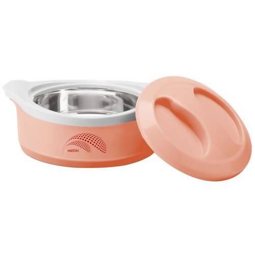 Milton New Marvel 1000 Inner Steel Casserole For Roti/Chapati - Peach Color