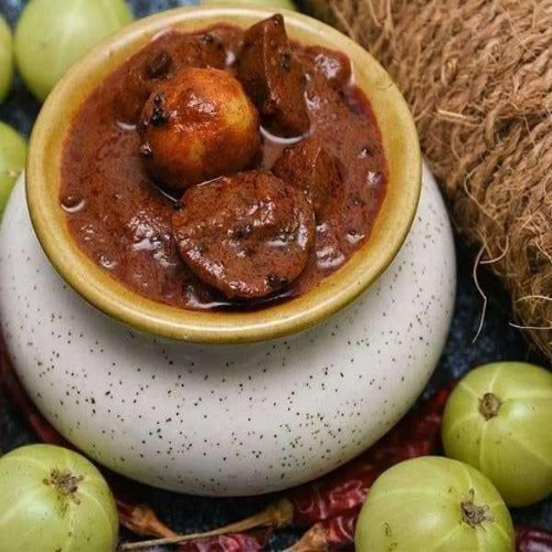 Vellanki Foods - Amla Red Chilli Pickle / Aanvala Laal mirch Achaar