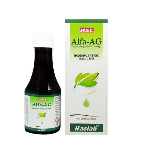 Haslab Homeopathy Alfa-AG With Ashwagandha & Ginseng Tonic