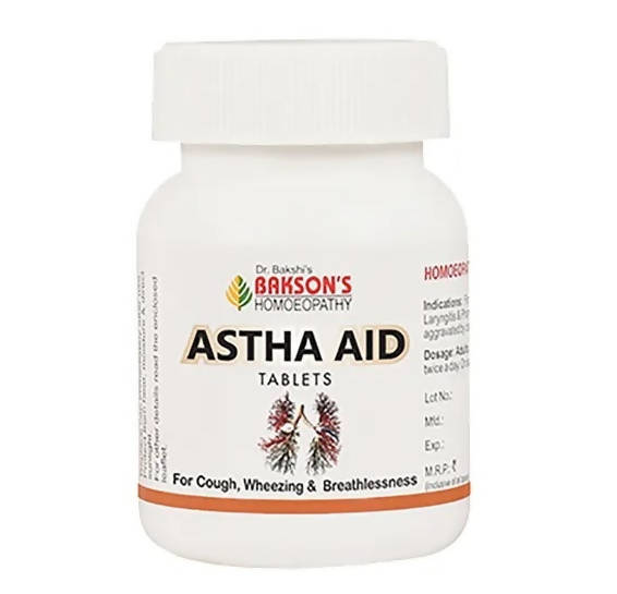 Bakson's Homeopathy Astha Aid Tablets