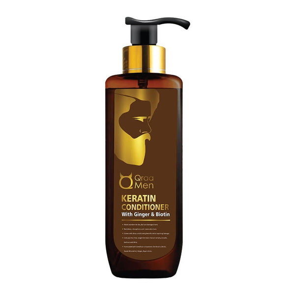 Qraa Men Keratin Conditioner with Ginger and Biotin