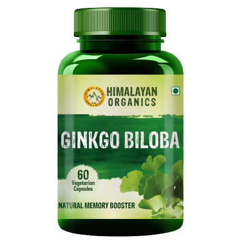Himalayan Organics Ginkgo Biloba Vegetarian Capsules
