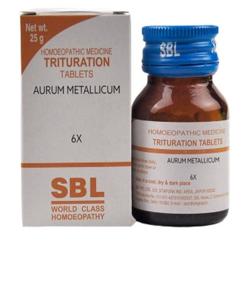 SBL Homeopathy Aurum Metallicum Trituration Tablet 6X