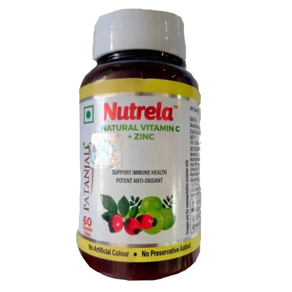 Patanjali Nutrela Natural Vitamin C Plus Zinc Tablets