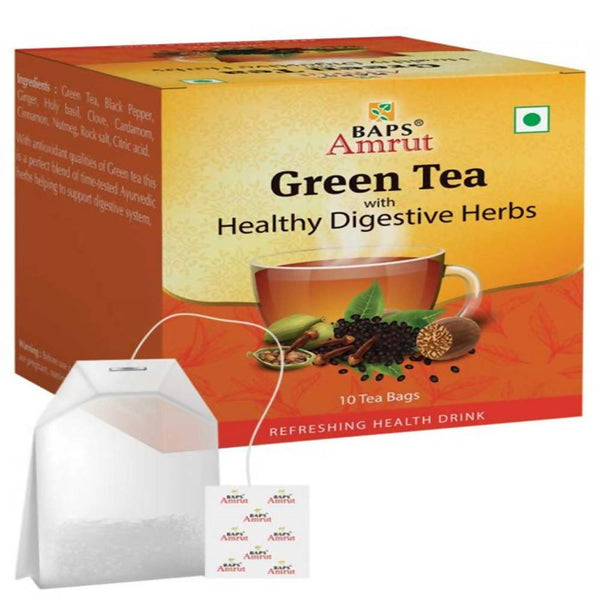 Baps Amrut Green Tea with Healthy Digestive Herbs